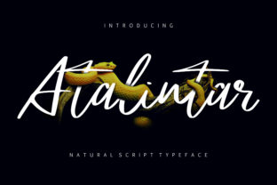 Atalintar: A Natural Script with a Bold Touch for Editorial Design