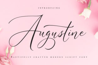 Augustine: A Bold Script Typeface for Editorial Design
