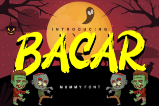 Bacar: The Spooky Bold Script Font for Halloween Editorial Design