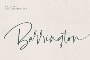 Barrington: A Premium Script Typeface for Modern Campaigns
