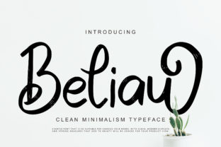 Beliau: The Elegant Script Font for Modern Digital Brands