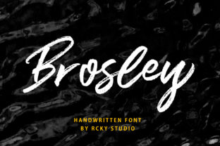 Brosley: The Perfect Script Handwritten Font for Editorial Design