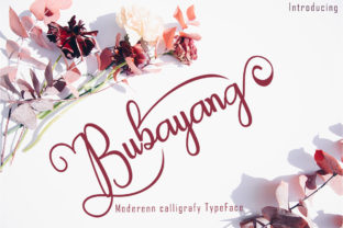 Bubayang: A Romantic Script Handwritten Font for Elegant Branding