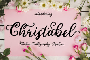 Christabel: The Modern Calligraphy Script for Crafters and Sellers