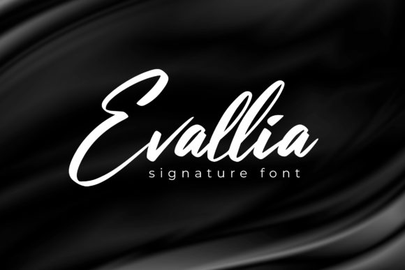 Evallia: A Modern Script Handwritten Font for Creative Projects