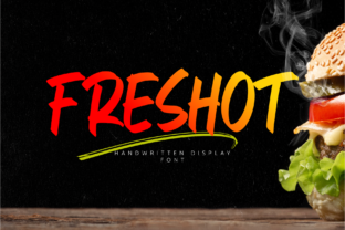FresHot: A Bold Script Handwritten Font for Your Next Craft Project