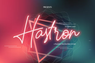 Hastron: A Realistic Handwritten Script for Editorial Design