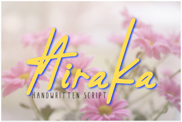 Hiraka: The Authentic Script Handwritten Font for Bold Digital Brands