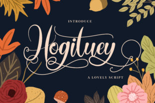 Hogituey: A Lovely Script Typeface for Editorial Design