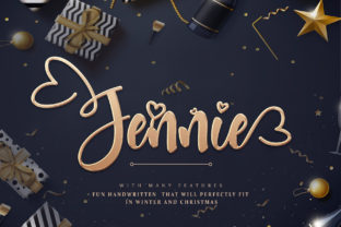 Jennie Script Handwritten Font for Elegant Brand Identity