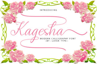 Kagesha: The Delicate Script Handwritten Font for Makers