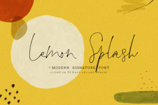 Lemon Splash: The Script Handwritten Font for Polished Branding