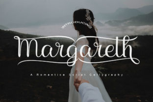 Margareth: A Romantic Script Typeface for Editorial Design