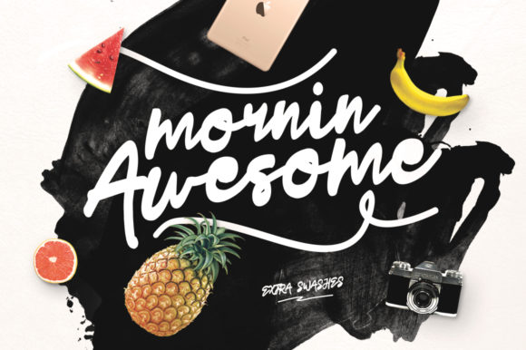 Mornin Awesome Font Review for Small Business Branding