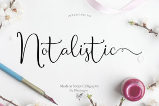 Notalistic: The Organic Script Font for Romantic Brand Storytelling