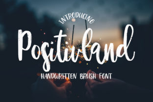Positivland: A Fun Script Handwritten Font for Modern Web Design