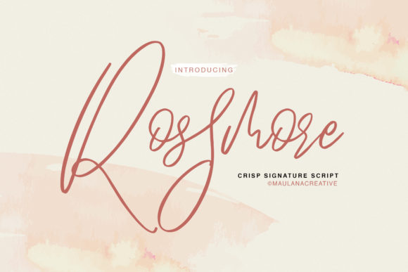 Rossmore: The Bold Script Font for Authentic Web Design