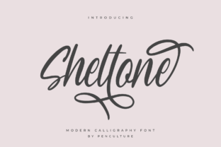 Sheltone: The Elegant Script Handwritten Font for Standout Designs