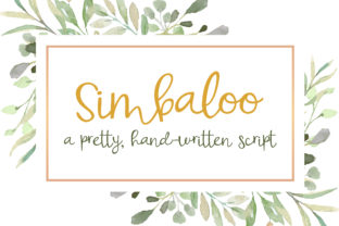 Simbaloo: The Handcrafted Script Font for Delicate, Friendly Campaigns