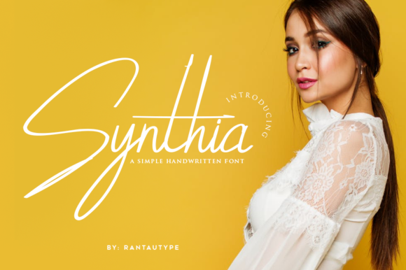 Synthia: A Bold Script Handwritten Font for Creative Makers