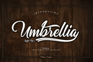 Umbrellia: Elegant Script Handwritten Font Review
