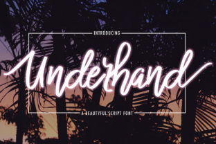 Underhand: The Playful Script Handwritten Font for Modern Makers
