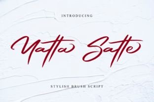 Yatta Satte: A Modern Script Typeface for Editorial Design